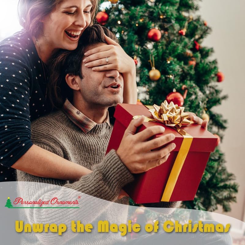 Personalized Bear Family Christmas Ornament 2024, Family of 8 Bear with Gift Box Ornaments for Christmas Tree, Personalized Bear Christmas Ornament, Unique Handmade Teddy Bear Christmas Ornament