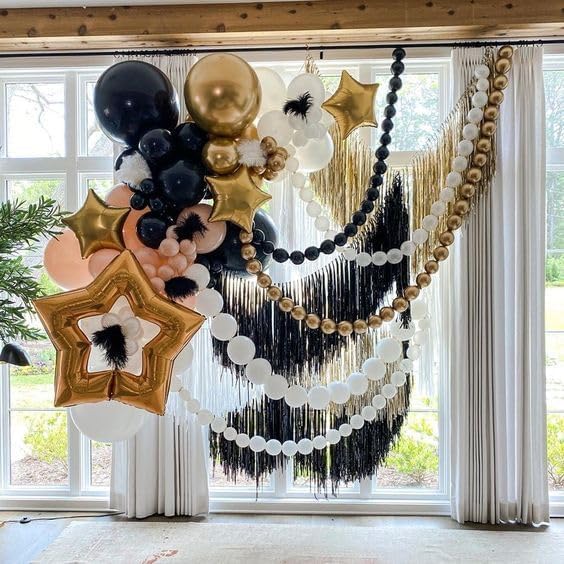 White and Gold Quick Link Balloons, 100PCS 6 Inch Small Baby Pink Linking Balloons for Making Balloon Wall Heart Arch Tails Balloon for Girls Wedding Birthday Baby Shower Engagement Party Decorations