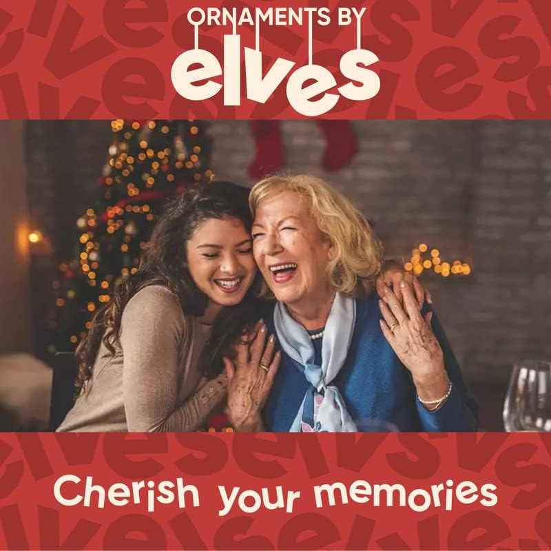 3D Road Trip Bears Family of 6 Ornament 2025 Personalized Family Christmas Ornaments 2025 | Snowy Tree Red Truck Personalized Tree Ornaments for Grandchildren, Siblings & Grandkids of Six Ornament