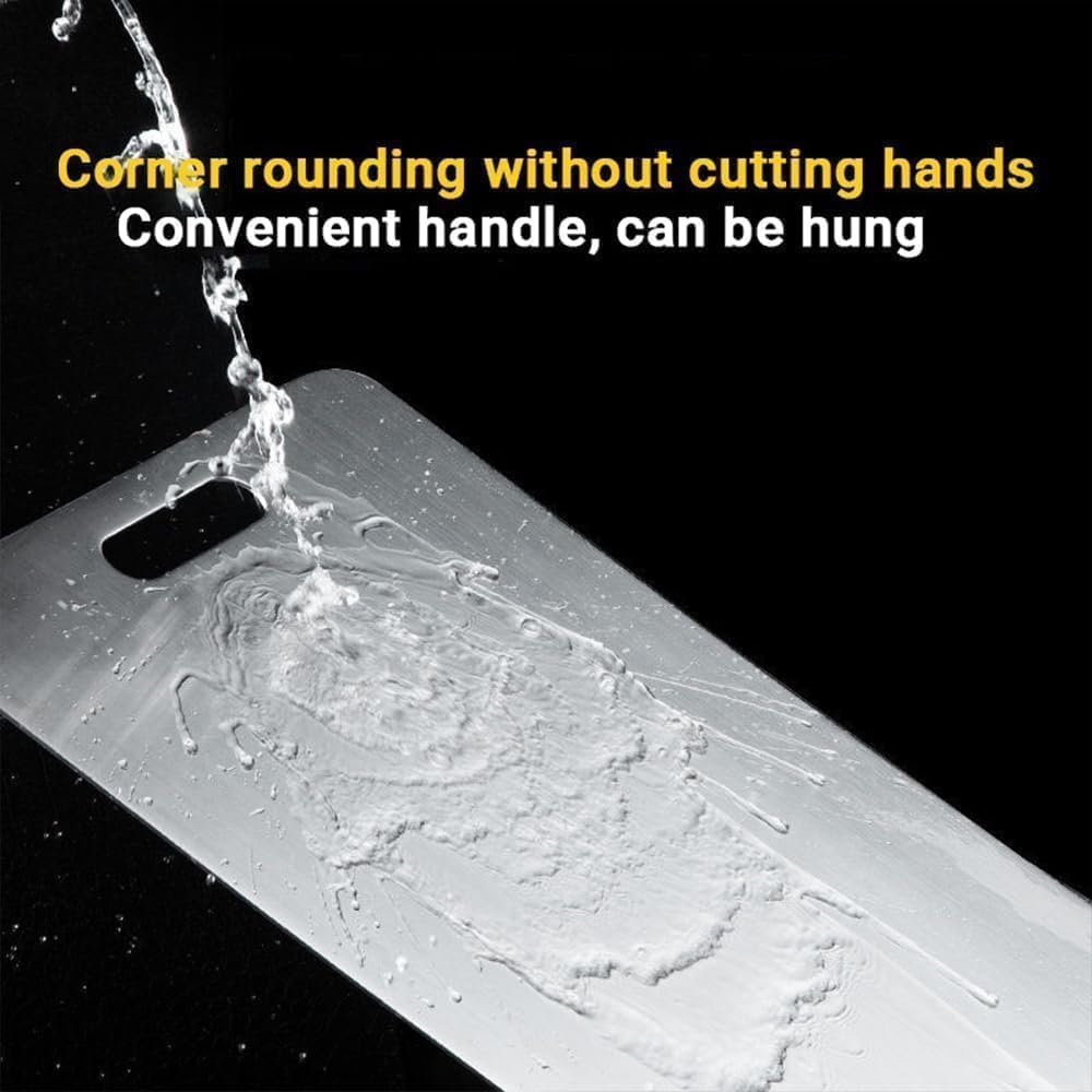 Titanium Cutting Board,100% Pure Titanium Cutting Boards for Kitchen, 2025 Double Sided Food-Grade Chopping Board for Cutting Meat Vegetable Fruit (18"L x 12"W)