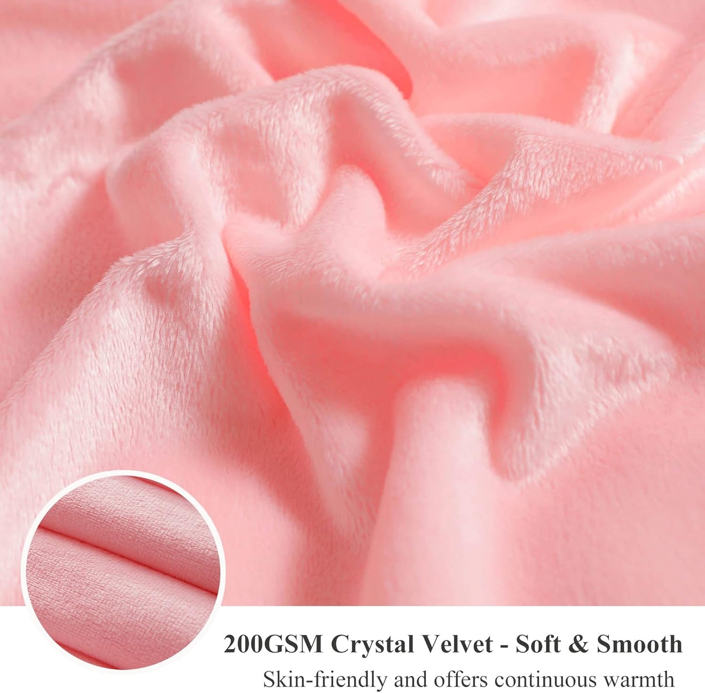XeGe Fluffy Faux Fur Throw, Pink Luxurious 50x60 Shaggy Blanket, Warm Soft Fuzzy Couch Throw for Girls, Furry Lap Blanket for Sofa Bed Office Lightweight, Pink