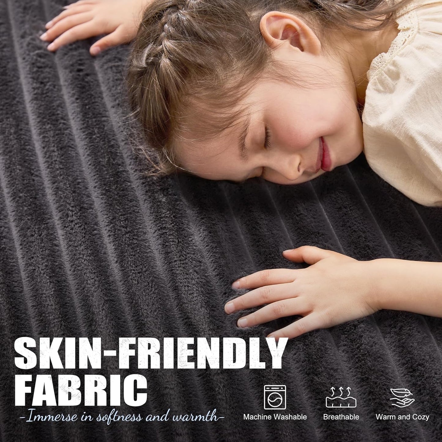 Hobestluk Modular Sectional Sofa Memory Foam Couch L Shape Sofa for Living Room Loveseat with Chaise Lounge Cloud Couch with Removable Cover (Stripe Grey, Loveseat with Chaise)