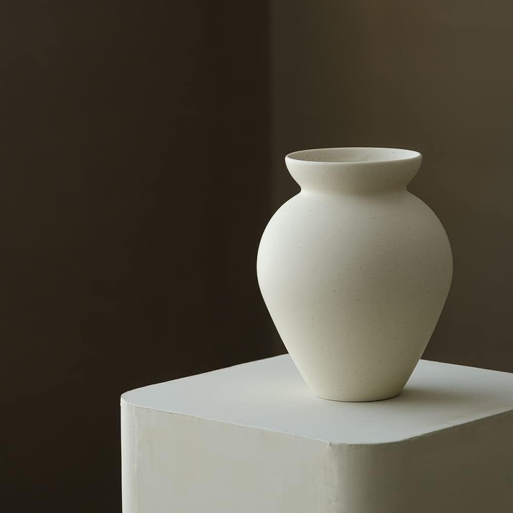 Retro Flower Vase, Crock Milk Can Shape, Flower Arrangement, Nordic Ornament Living Room Decoration, Coconut Café