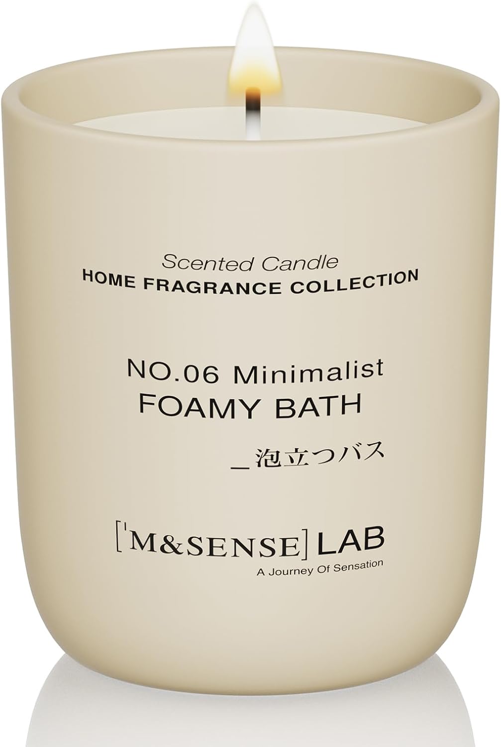 M&SENSE Natural Soy Candle| Fruit Nectar | 5.3 oz | Minimalist Scented Candle for Relaxation, Gifting, Home Décor | for Bedroom, Office, Party Small