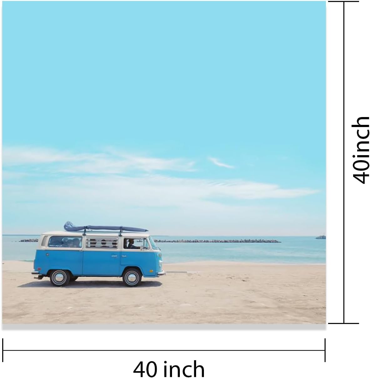 GZZFXXD Personalized Custom 40''x40'' Canvas Prints with Your Photo/your Image Large Wallart Wall Decor for Bedroom Dining room Living room Children's room(Unframed)