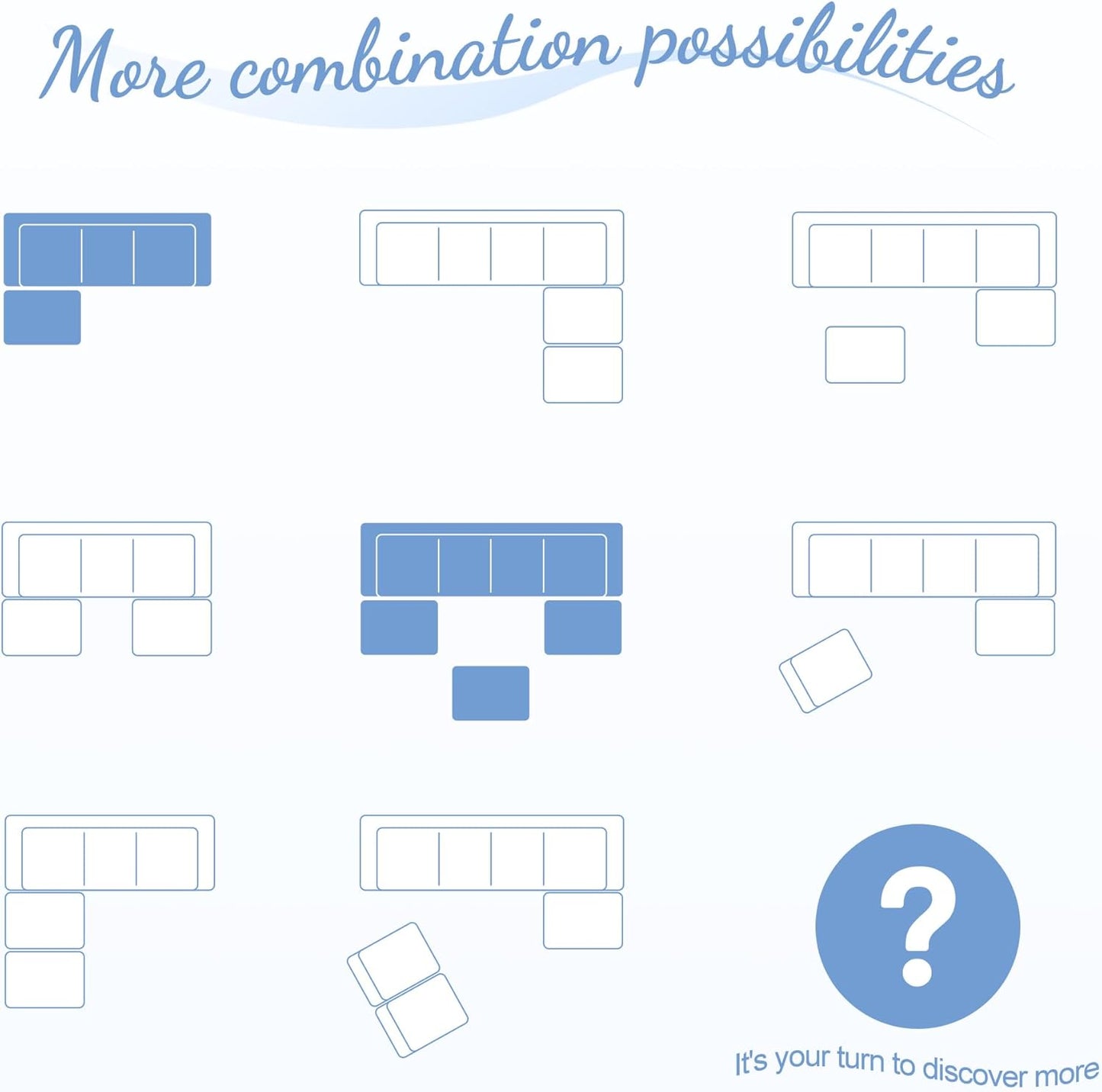 Hobestluk Modular Sectional Sofa 3 Seater Modular Sofa Couch (Plush Grey, Loveseat with Chaise)