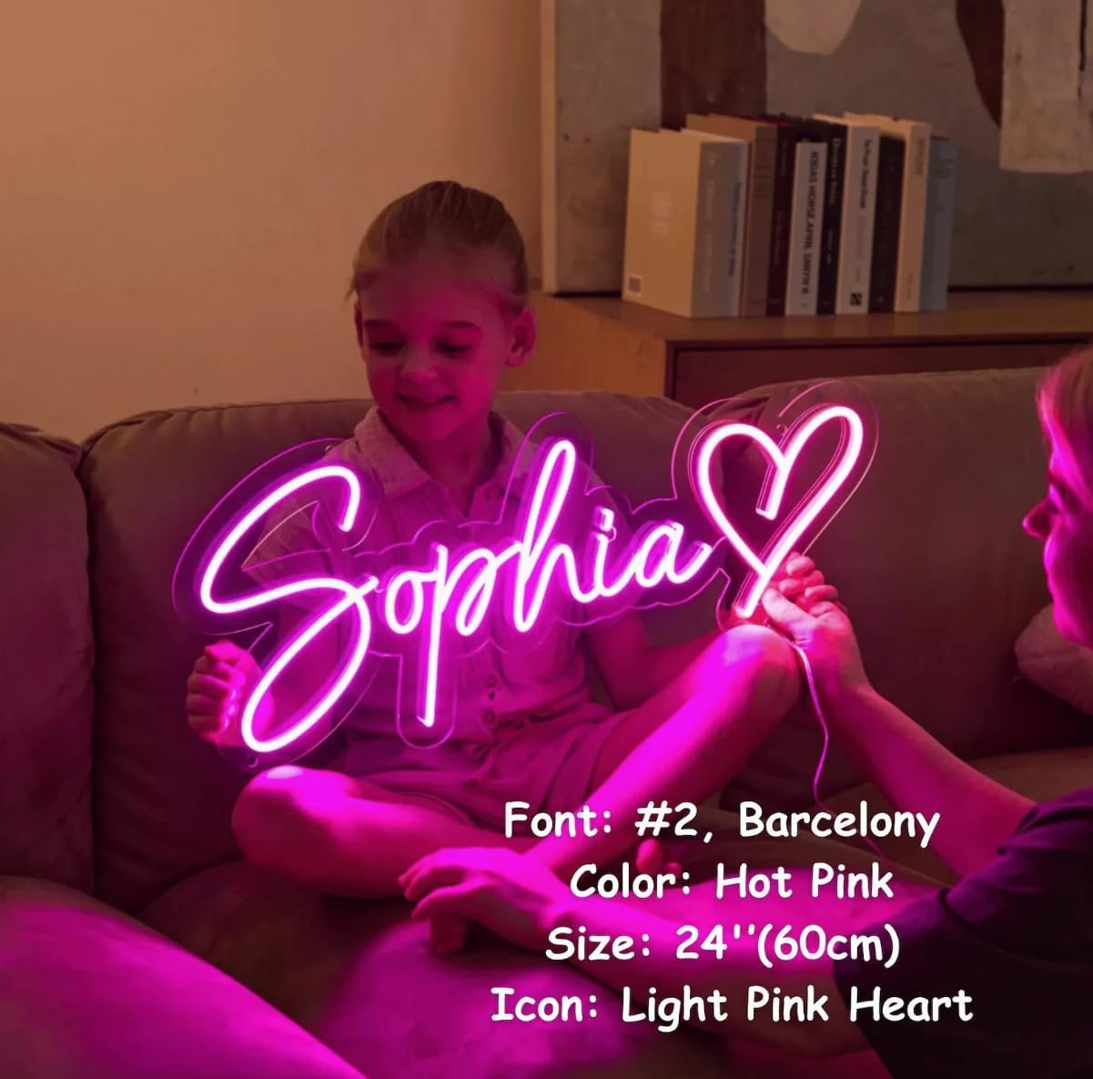 Custom Neon Signs, Neon Sign Customizable for Wall Decor, Custom Name Sign Personalized Neon Sign for Wedding Birthday Party Christmas