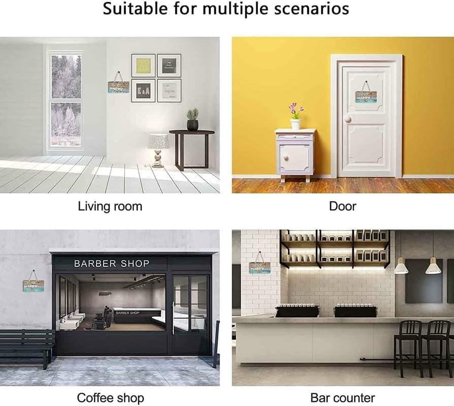 Happiness is Homemade Sign, Farmhouse Kitchen Sign,Rustic Wooden Kitchen Wall Decor for Dining Room (Happiness) 6x16 Inch