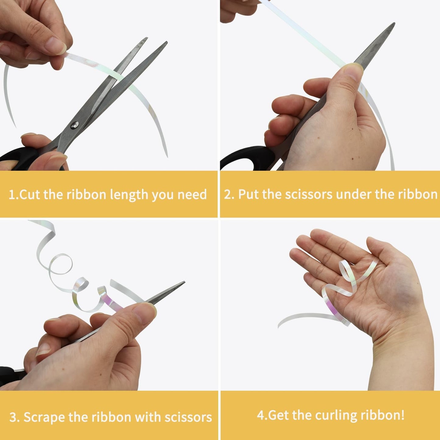 BEISHIDA 500 Yards Curling Ribbon Balloon String Ribbon - Rose Gold Crimped Shiny Metallic Roll for Gift Wrapping Craft Birthday Wedding Party Decoration