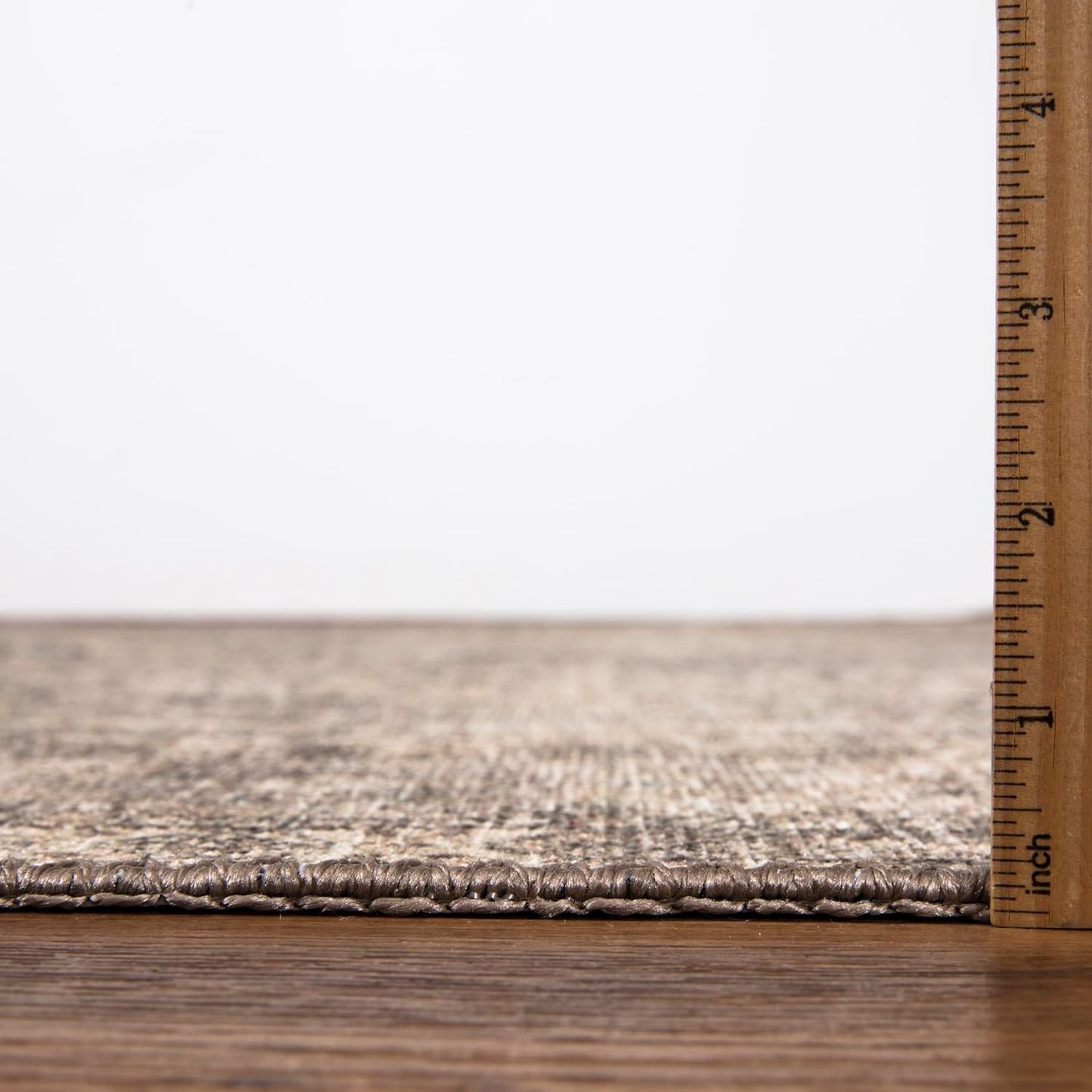 Keen Home Design 8x10 Rug - Machine Washable Area Rug with Non-Slip Backing, Ideal for Living Room, Dining Room, Bedroom - Vintage, Easy Clean, Durable, Low Pile Rug - (8' x 10')