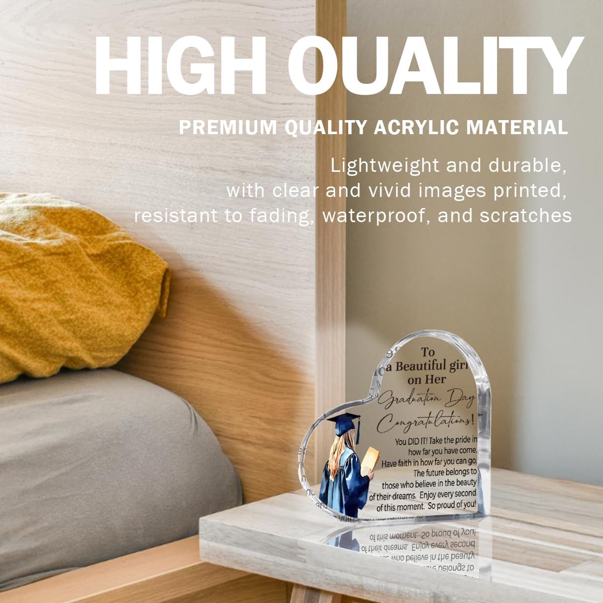 Graduation Gift 2025 Graduation Gifts Cool Graduation Gifts Gifts College Graduation Gifts Graduation Gifts For Her High School Graduation Gifts Personalized Graduation Gifts Acrylic Heart for Her