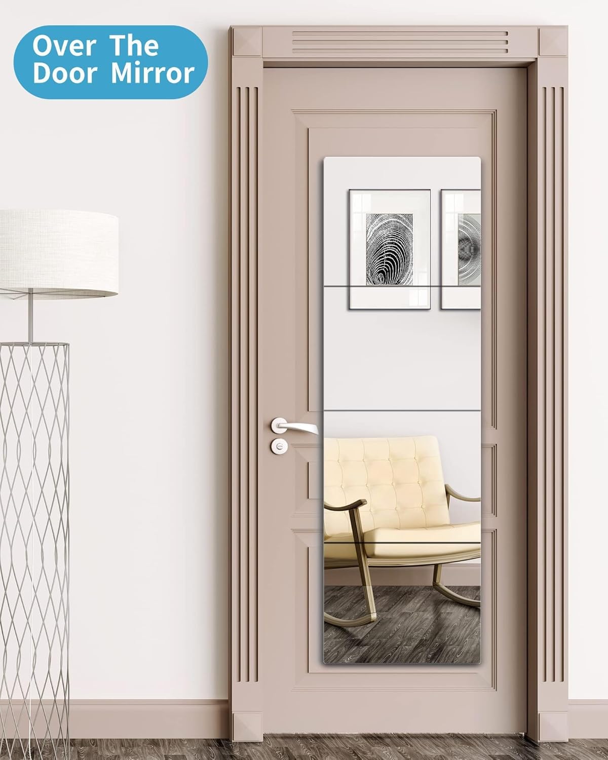 Shatterproof Wall Mirror Full Length for Bedroom, Acrylic Gym Mirrors For Home, Extra Thick: 0.12 inch, 14 x 14 inch x 4 Pcs, Workout Mirrors Safe for Kids, Over The Door, Long Wall Mounted