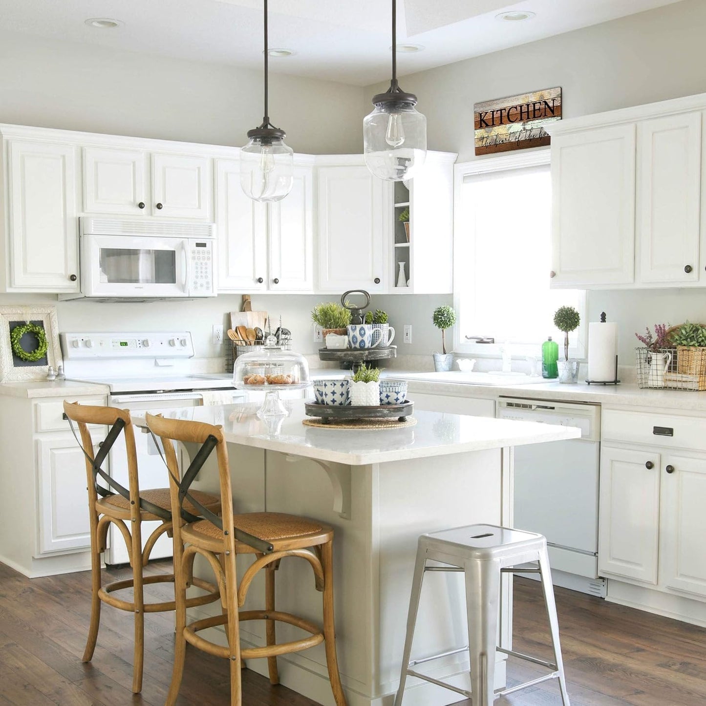 Funny Kitchen Sign, My Cooking is So Awesome, Farmhouse Kitchen Wall Decor,Rustic Quote Wooden Plaque Hanging for Housewarming (Cooking) 6x18 Inch