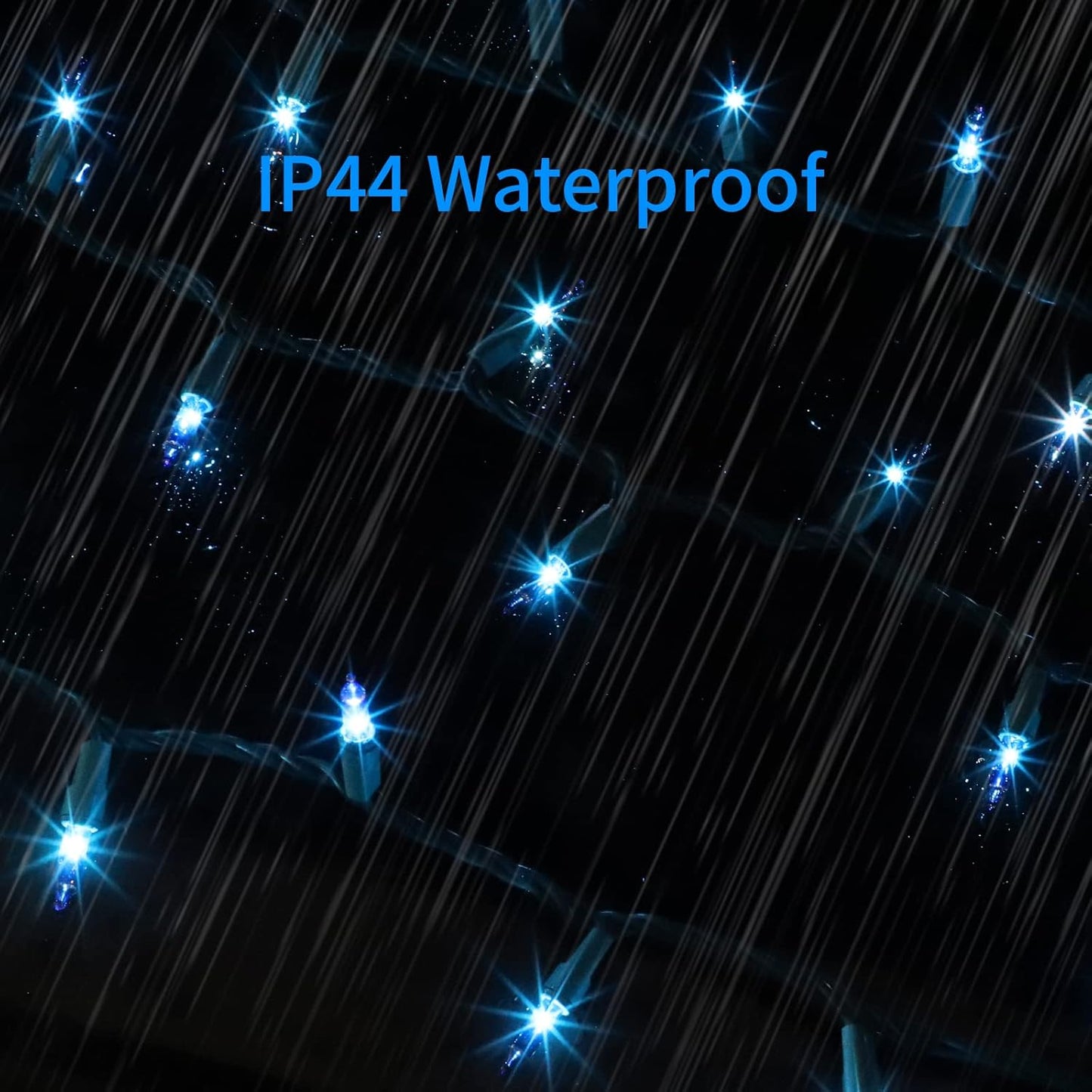 Green Wire,Blue Incandescent Bulb 100 Mini String Lights for Indoor Christmas Tree Garland Birthday Wedding Party Festival Decoration