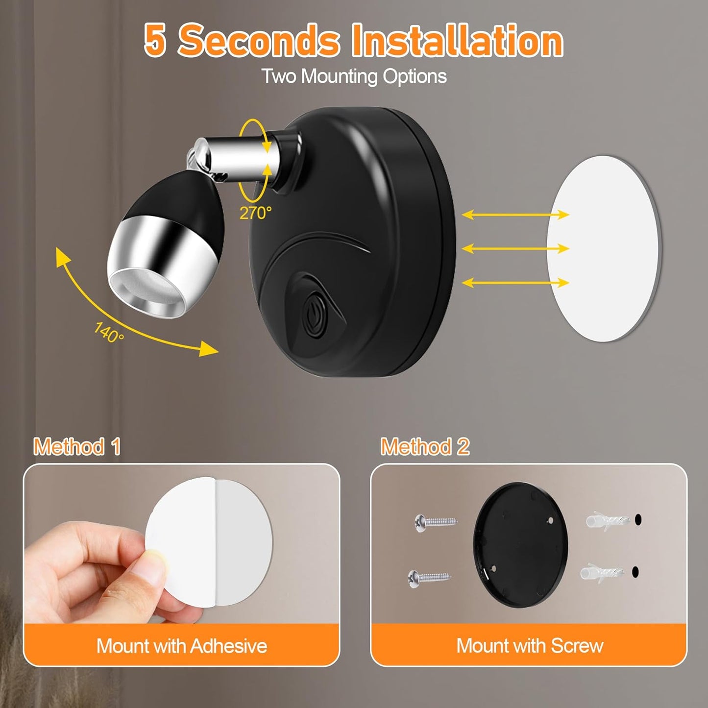 4 Pack Wireless LED Spotlights Indoor, Plant Battery Operated Tree Lights, Uplighting Picture Light with Remote, Accent Lights for Display Artwork Dartboard