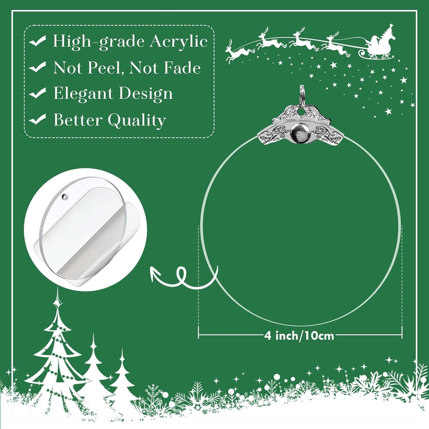 2025 Christmas Ornament, Christmas Ornaments, Ornaments,Christmas Tree Ornaments, Christmas Tree 2D Acrylic Ornament, White Elephant Gifts, Gag Gifts Funny Adult, Christmas Decor (Snowman)