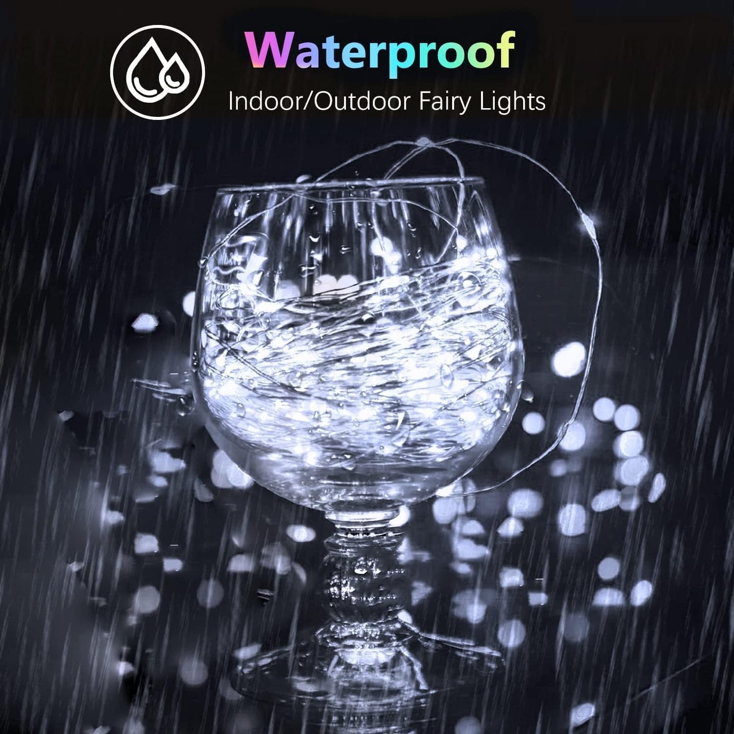 2 Pack 20FT 60LED Battery Operated Fairy Lights with Timer, Waterproof Battery String Lights Outdoor Indoor, Battery Twinkle Light for Bedroom Wedding Birthday Party Chirstmas (Cool White)