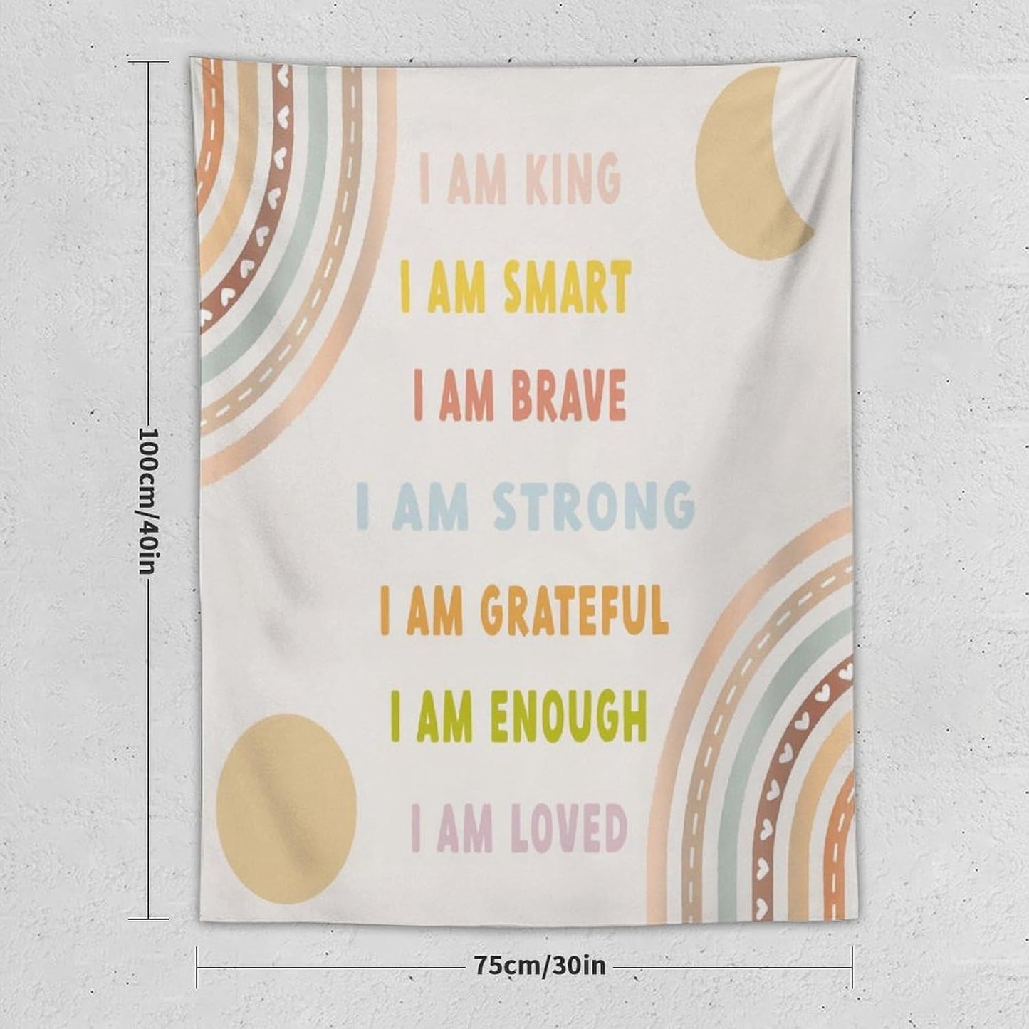 ICMOLYYENLO Boho Plant Aesthetic Tapestry, Abstract Medieval Arch Sun Home Aesthetic Wall Hanging For Bedroom Living Room Dormitory Tapestry 60x80 Inches