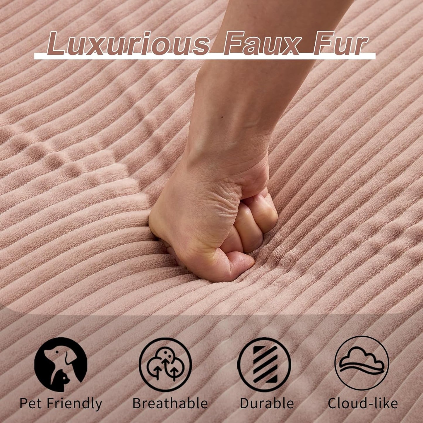 78" W Loveseat Sofa, 4 in 1 Convertible Floor Sofa Bed, Boneless Cloud Couch with Cup Holder, Fold Out Floor Couch, Loveseat Recliner Sleeper for Living Room Bedroom Lounge(Corduroy, White)