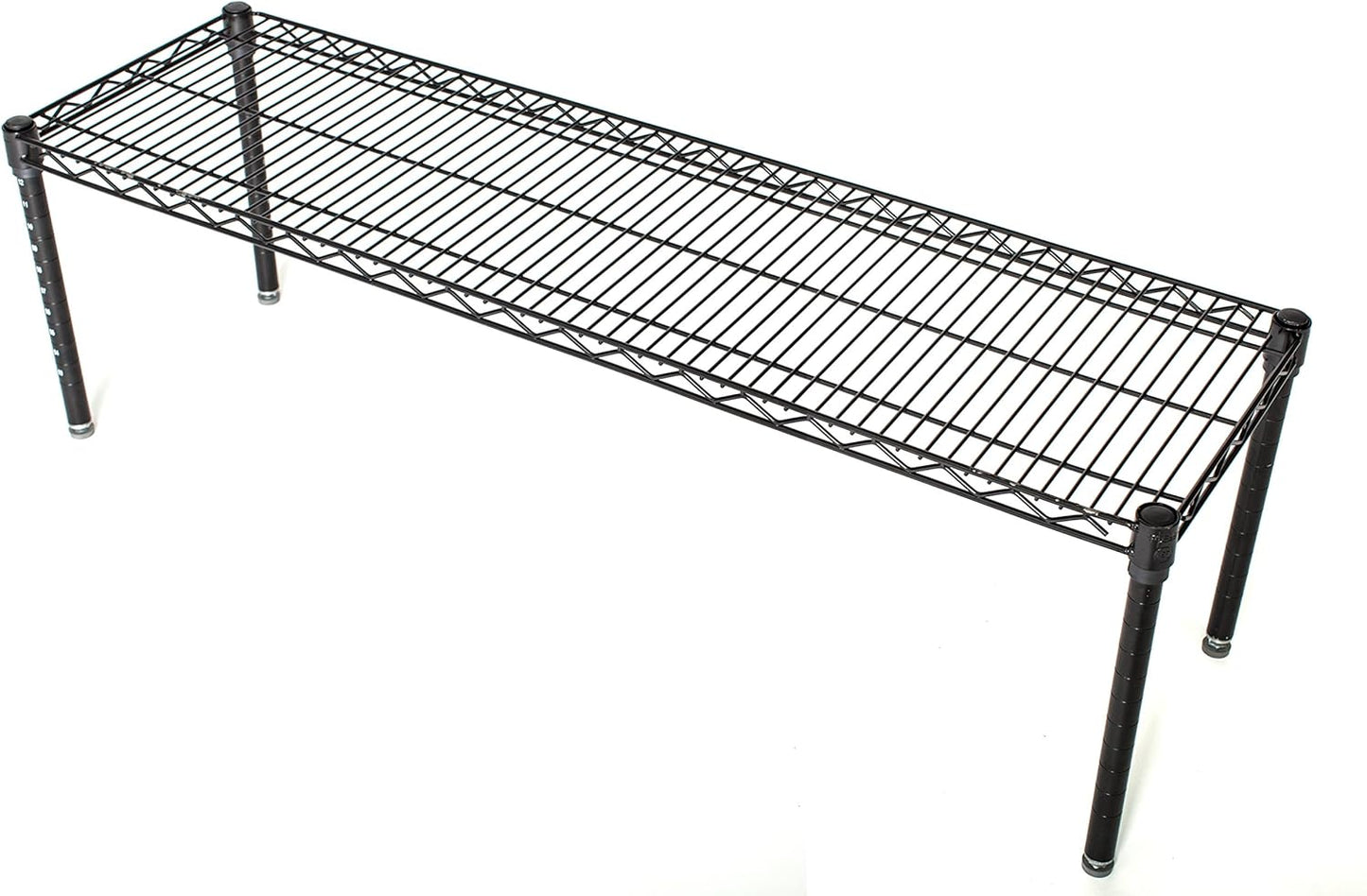 Omega Products Corporation 18" Deep x 54" Wide x 14" High Black Stationary Dunnage Rack