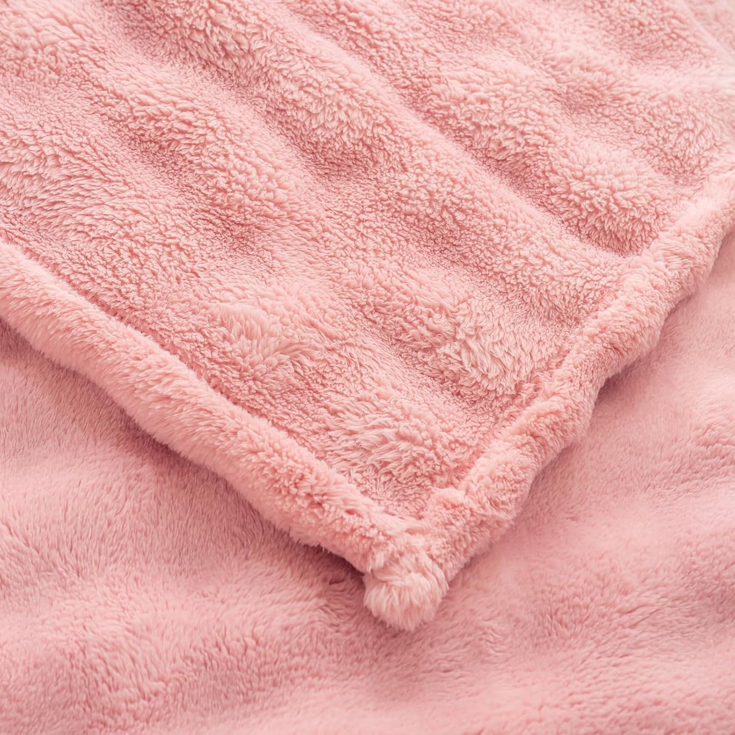YUSOKI Luxury 3D Bubble Throw Blanket 5lb,All Ages,Home Decoration, (Light Pink,90 * 90inches)
