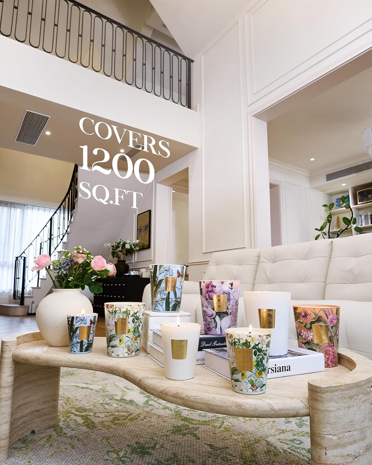 M&SENSE Fudgy Cocoa Brownie Scented Candle Home Decor, Natural Soy Wax,4.1oz 60 Hours Long Lasting Slow Burning, Aromatherapy Candle for Stress Relief