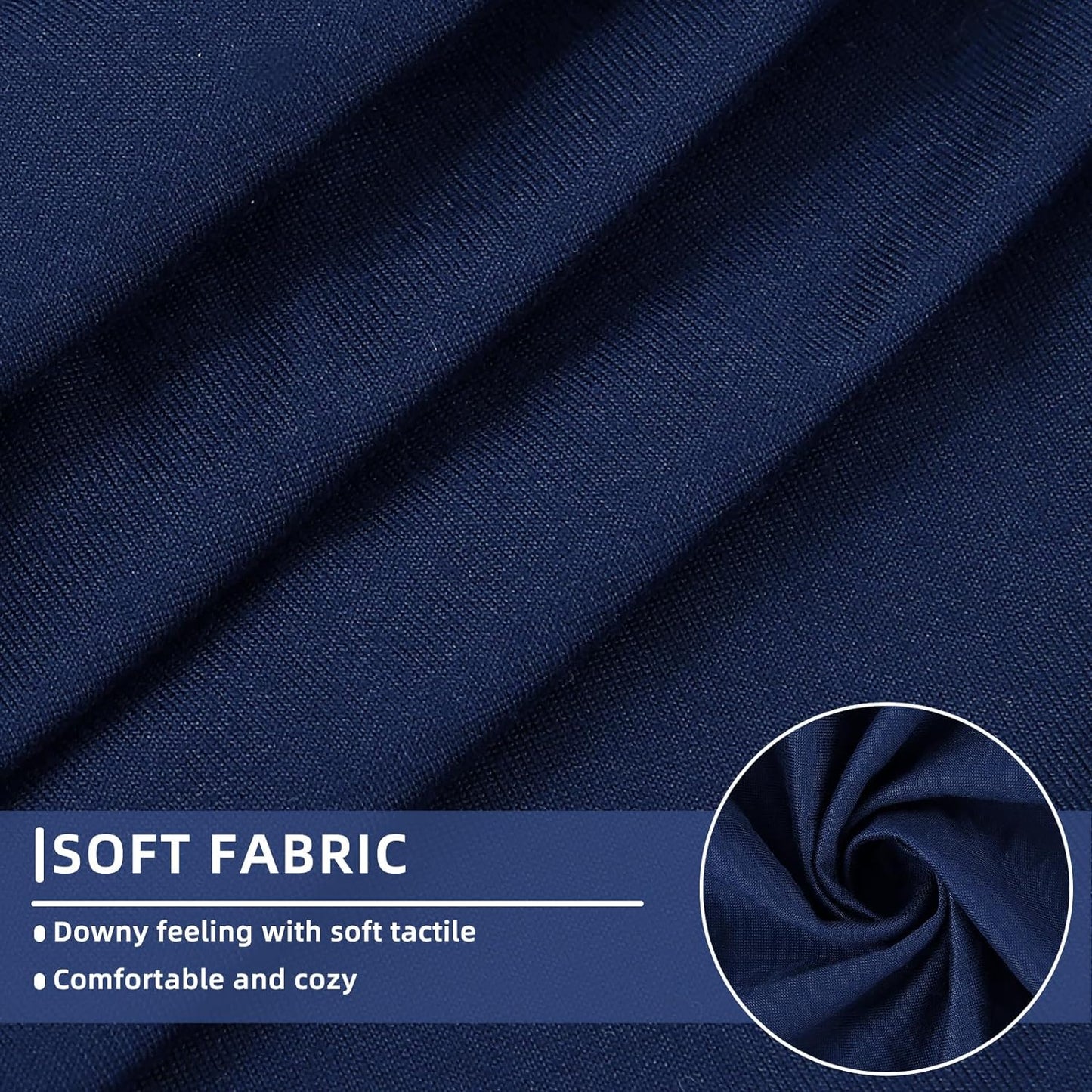 hyha Waterproof Couch Cushion Covers, Sectional Sofa Slipcovers Washable, L Shape Chaise Dog Couch Covers for Sectional Sofa, Universal Furniture Protector (1 Piece for Chaise XL, Navy)