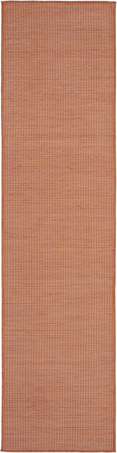 Nourison Home Home Positano 6' Runner Fabric Terracotta Area Rug
