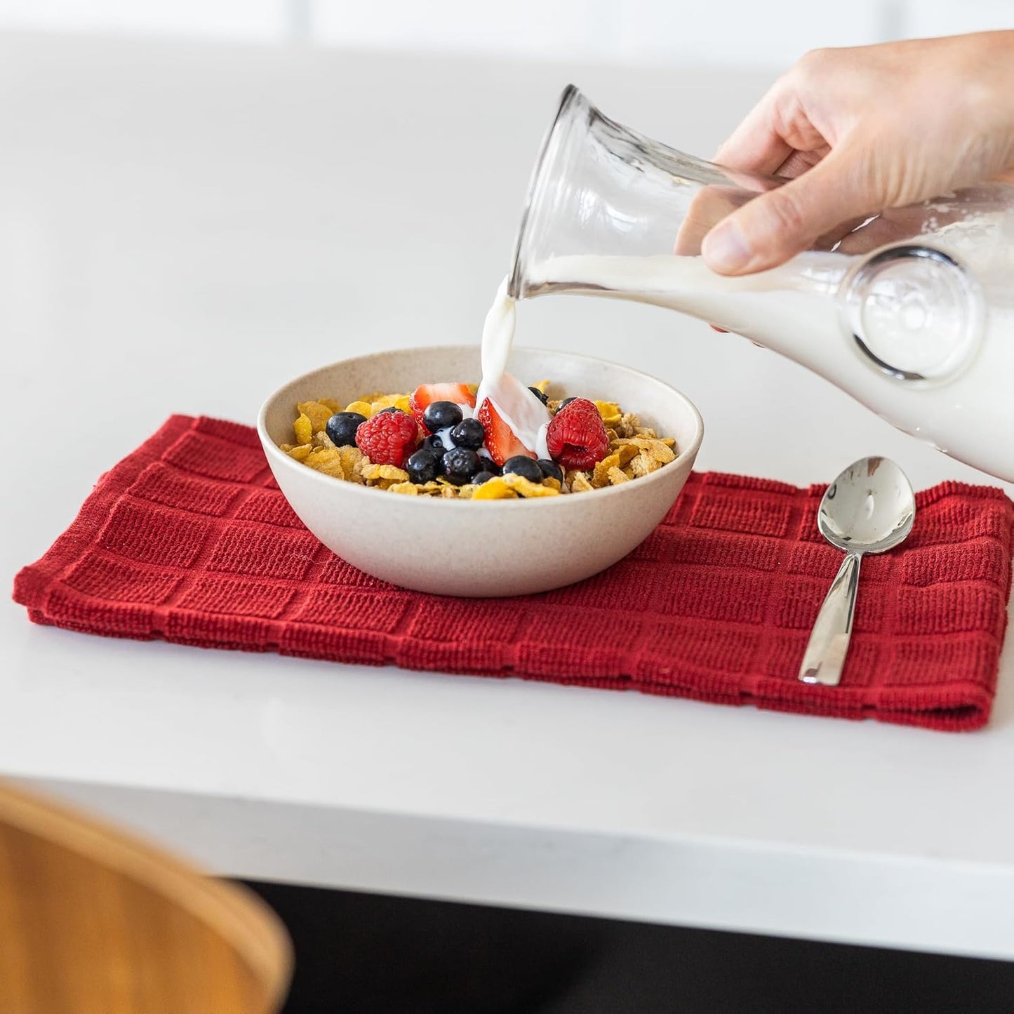 Grow Forward Premium Wheat Straw Bowls - 20oz Microwave Safe Plastic Cereal Bowls Set of 8 for Kitchen, Camping, RV, Dessert, Snack, Soup, Salad, Fruit - Reusable, Unbreakable & BPA Free - Moonlight