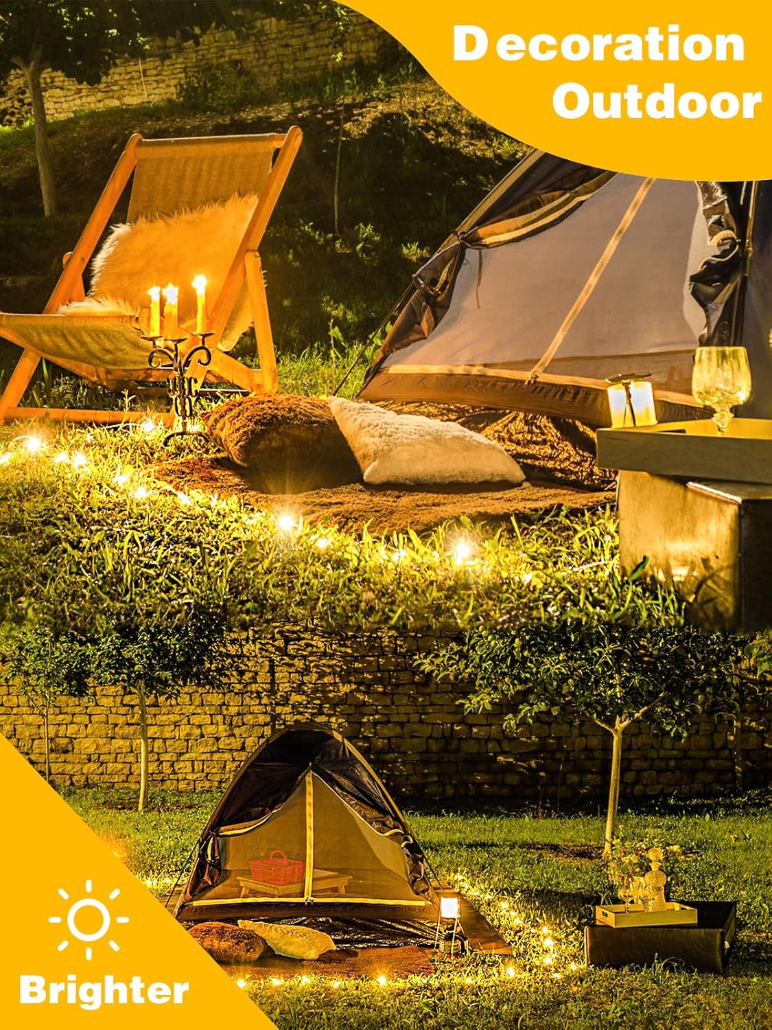 6 Pack 60LED Battery Operated Fairy Lights with Remote, 8 Modes LED String Lights with Timer, Dimmable, Memory Function, Waterproof Twinkle Fairy Lights for Outdoor Indoor Christmas Decor(Warm White)