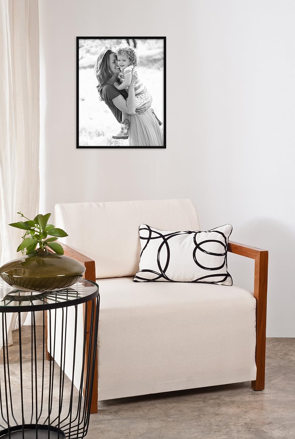 MCS Original Poster Frame 16x20 Black Lightweight Vertical & Horizontal Wall Hanging Large Picture Frame for Posters, Art Prints & Gallery Wall (1-Pack)