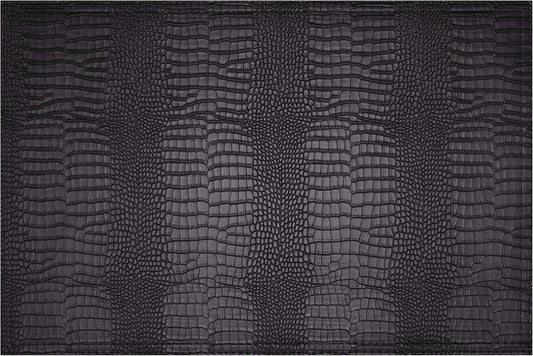 Faux Leather Hardboard Placemats, Set of 6 PU Table Mats, Easy to Clean, Heat & Stain Resistant for Office Conference Table,Dining Home Decor