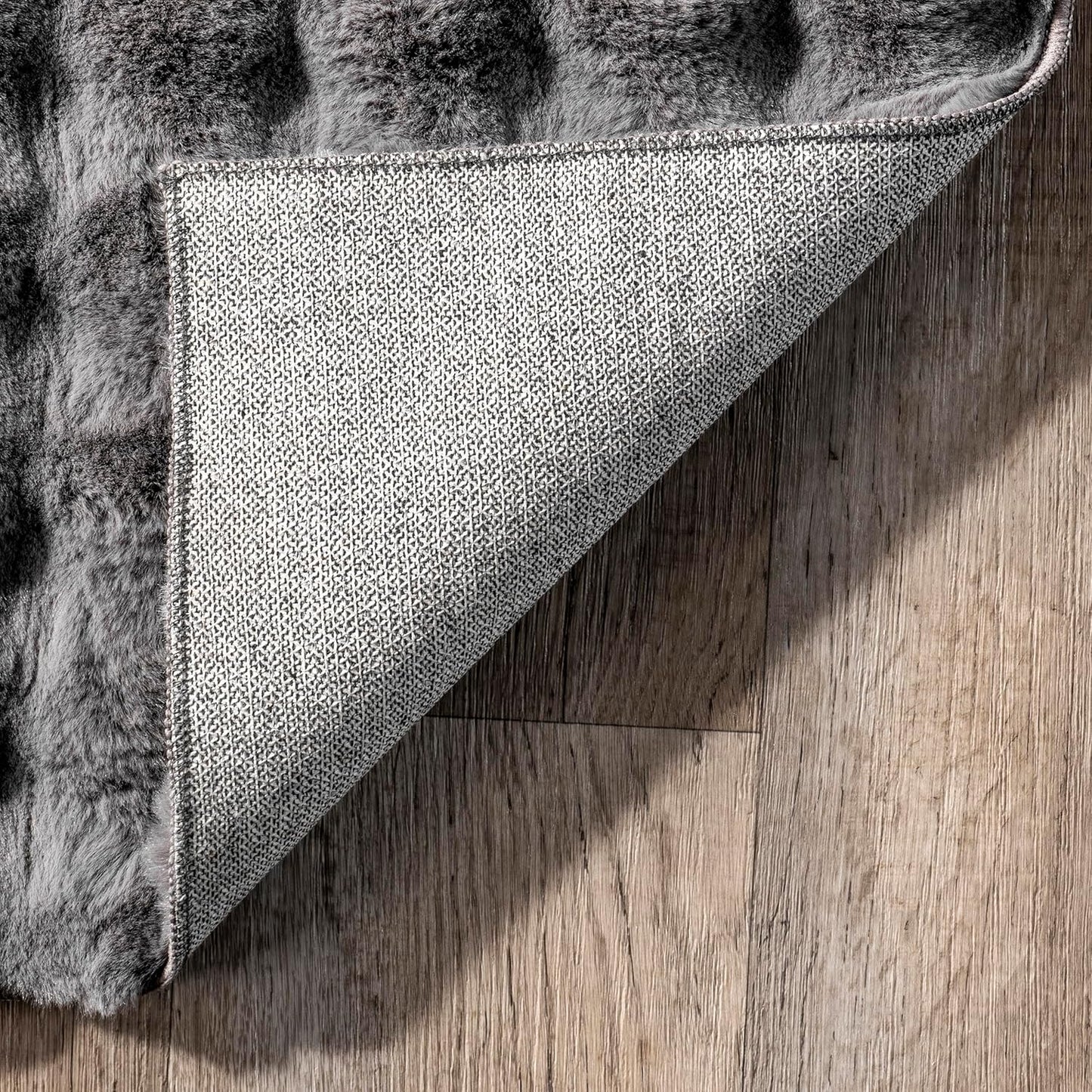 nuLOOM Jeni Checkered 2'6" x 6' Machine Washable Runner Rug for Living Room Bedroom Dining Room Entryway Hallway Kitchen, Dark Grey